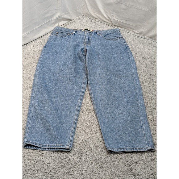 Vintage 90s Levis 560 Jeans Size 34 x 30 Medium Wash Denim Loose Fit Y2K Grunge - Picture 1 of 9